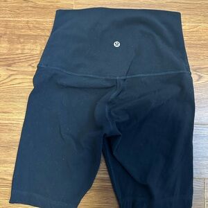 lululemon athletica navy align shorts 8’